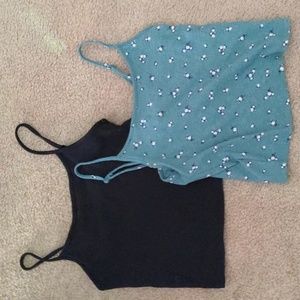 Lot of 2 American eagle camis